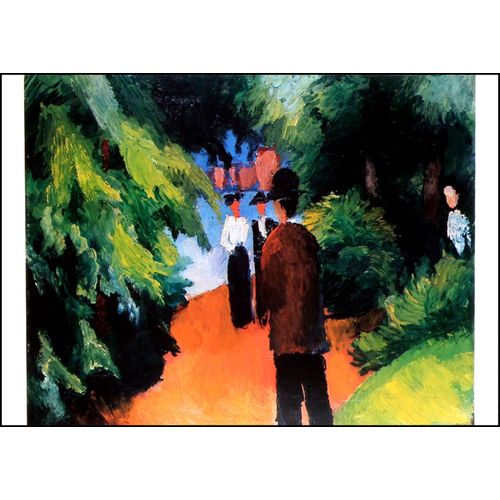 Macke August Lot 2 Cartes Postales Tableaux Peinture