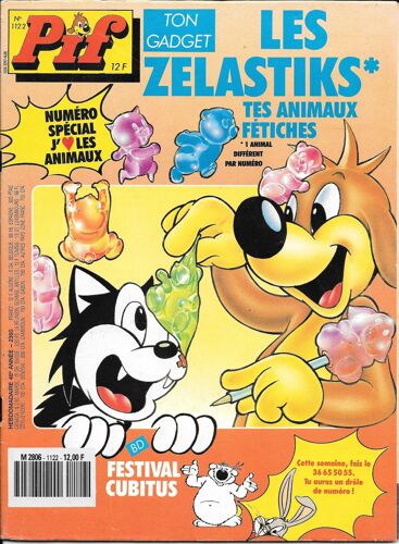 Pif Gadget N°1122 (10/1990) - L'ours Des Pyrénées En Danger
