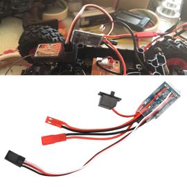 Contrôleur de vitesse électrique bidirectionnel ESC brossé 30A avec frein pour voiture RC bateau noir