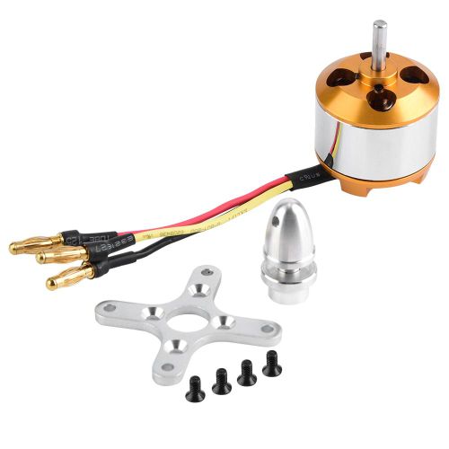 Moteur sans balais 2814 1000/1400KV, poussée de 2kg, moteur 3-4S pour avion RC à voilure fixe 1400KV