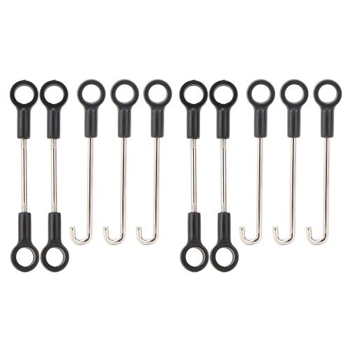 2 jeux de bielles, accessoire de mise à niveau adapté à l'avion WLtoys V950 RC