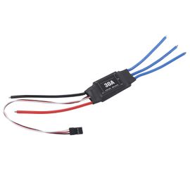 Contrôleur de vitesse électronique ESC sans balais unidirectionnel pour hélice sous-marine de bateau de voiture RC (30A ) 30A