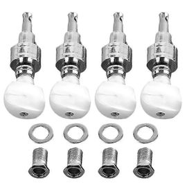 Mecaniques Pour Banjo, 4 Pieces, Avec Cles D'accordage Et Bagues Incluses