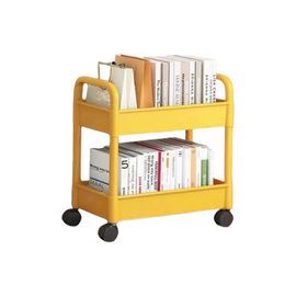Chariot de rangement a roulettes tendance avec 3 niveaux, chariot utilitaire polyvalent et portable pour la maison et le bureau