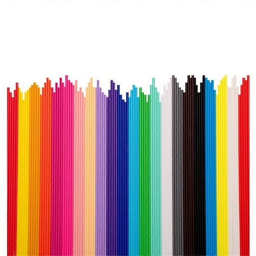 Recharges de filament d'impression 3D de 2,5 mm, accessoires pour stylo de dessin 3D coloré, lot de recharges de filament pour imprimante 3D