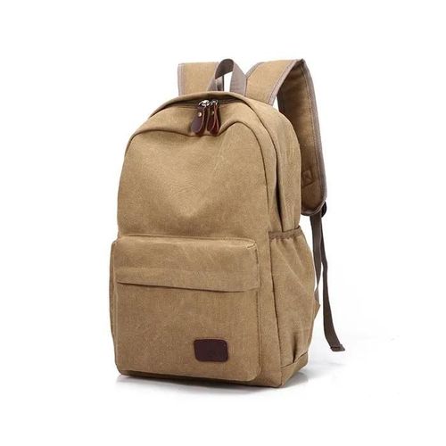 Sac à dos en toile Sac à dos de voyage léger Sac à dos pour ordinateur portable pour étudiants et adultes