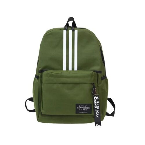 Sac à dos tendance grande capacité pour couple, cartable pour étudiant, lycée, campus, voyage, tendance, vert