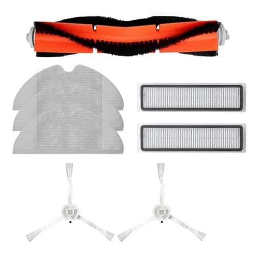 Pièces détachées pour aspirateur robot D9, rouleau, brosse latérale, filtre Hepa, chiffon de nettoyage, accessoires