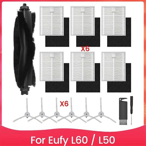 Kit d'accessoires de remplacement pour aspirateur robot L60/L50, brosse latérale principale, filtre Hepa
