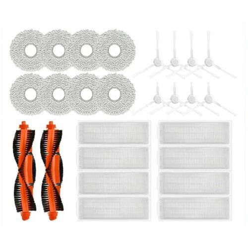 Accessoires compatibles pour aspirateur robot X20/C101, brosse latérale principale, filtre HEPA, tampons de nettoyage, pièces de rechange