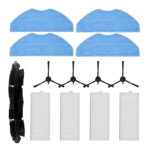 Pièces de rechange pour PVCR 6001 IQ Home Aqua, accessoires, brosse latérale principale, filtre Hepa, chiffon de nettoyage