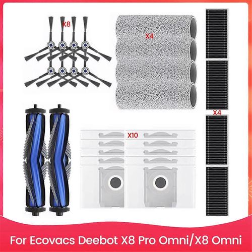 Kit d'accessoires de remplacement pour aspirateurs X8 Pro Omni/X8 Omni