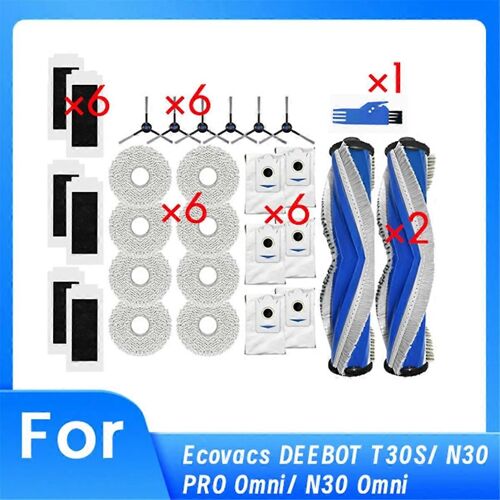 Pièces de rechange pour aspirateur robot T30S/N30 PRO Omni/N30 Omni