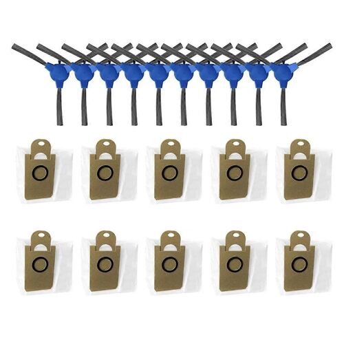 Pour Miwhole M9 Mini Robot Aspirateur Spin Brosse Latérale Sac À Poussière De Rechange Accessoires De Rechange