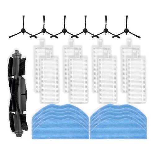 Pièces de rechange pour aspirateur robot VCR 4230, VCR 6230 et VCR 7230 : brosse latérale principale, filtre Hepa, chiffon de nettoyage