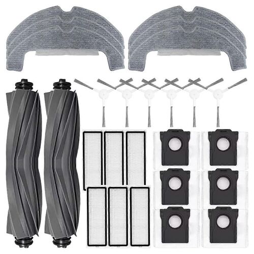 Kit d'accessoires pour aspirateur robot D10 Plus Gen 2/RLD32GD, pièces, brosse latérale principale, filtre, sac à poussière, chiffon de nettoyage