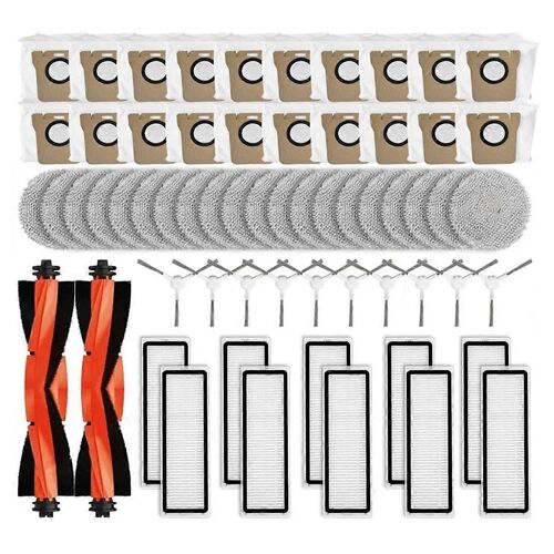 Pour aspirateur robot X10+ / X20+ / X20 Plus, brosse latérale principale, filtre Hepa, chiffon de nettoyage