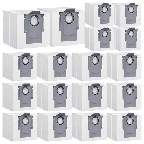 Lot de 18 sacs à poussière pour aspirateur robot Q5 Q5+ + Max Max+ S7 MaxV Ultra S8+ S8 Pro Ultra