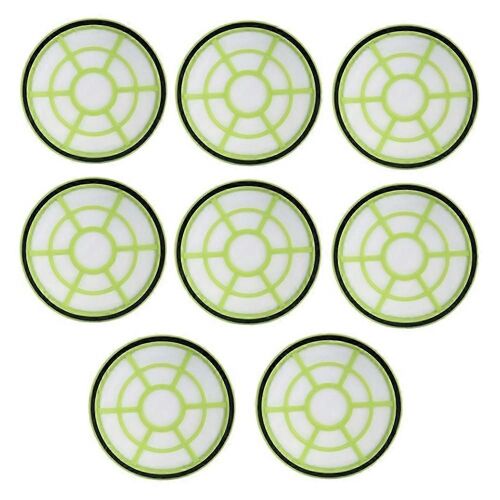 Lot de 8 filtres HEPA en coton pour aspirateur à main D-521 et D-522