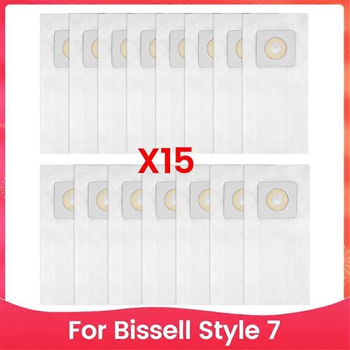 Lot de 15 sacs d'aspirateur de rechange pour modèles Style 7, 1739, 3522, 3525, 3545, 3550, 3554, 6592. Pièce de rechange : 32120.