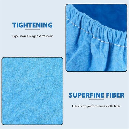 Lot de 9 sacs filtrants textiles pour aspirateurs MV1, WD1, WD2, NT18 et NT20.