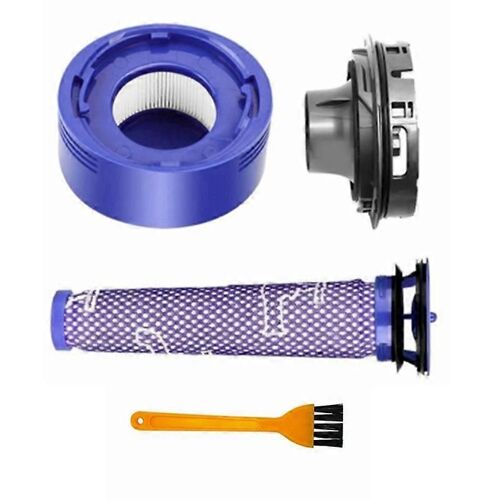 Kit de filtres avant et arrière pour aspirateur V7 V8, 4 pièces, couvercle arrière du moteur, pièces de couvercle arrière du moteur