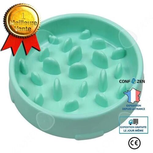 Confo Gamelle Anti Glouton Chien Chat, Gamelle Pour Chien Chat, Distributeur Nourriture Chat, Distributeur Croquettes Chiens, Chat V