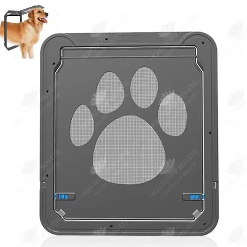 Htbe® Porte Pour Chat Porte D'accès Libre Déflecteur Pour Animaux De Compagnie Porte D'accès Bidirectionnelle Fermeture Automatique