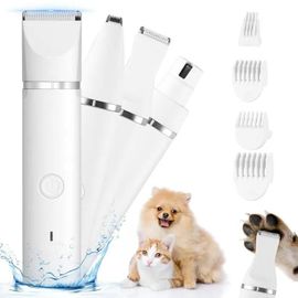 Tondeuse Chien Passionova 4 En 1 Tondeuse Professionnelle Polyvalente Pour Chiens 1,5 Heure De Temps D'utilisation Recharge Par Usb