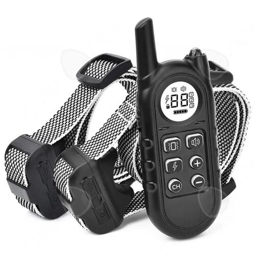 Collier Anti Aboiement Chien Avec Télécommande Lot De 2 Rechargeable Étanche 3 Modes Réglables Collier Anti Aboiement Pour Chiens