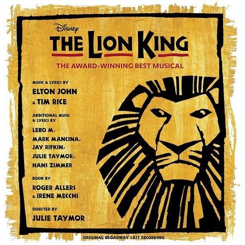 Lion King / O.B.C.R. - The Lion King (Original Broadway Cast) [Vinyl Lp] Black, Colored Vinyl, Yellow