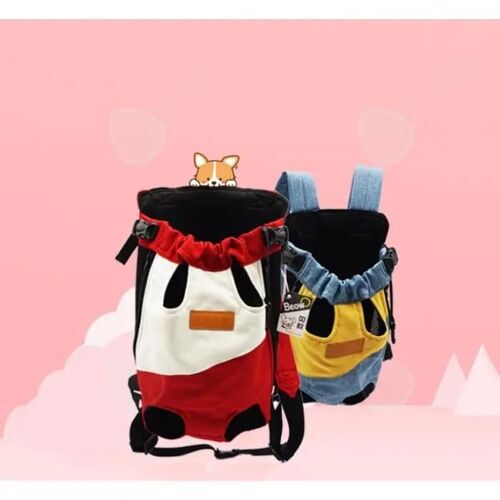 Confo® Sac Pour Animaux De Compagnie Épaules Respirant Voyage Portable Sortir Poitrine Sac À Dos À Quatre Pattes Taille M