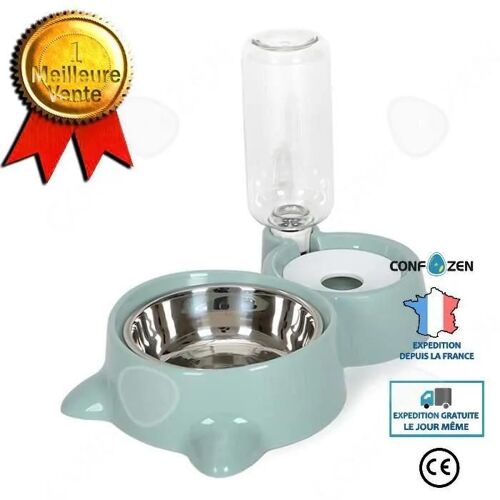 Confo Gamelle Pour Chien Automatique Chat Gamelle Pour Chien Bols Distributeur D'eau Chaton Bol À Boire Chiens M Bleu