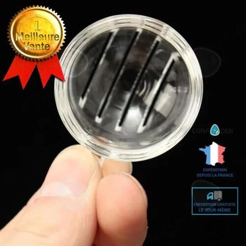 Confo Aquarium Gamelle Nourriture Distributeur Poisson Fish Feeder Bol Verre Trap Neuf With Seams