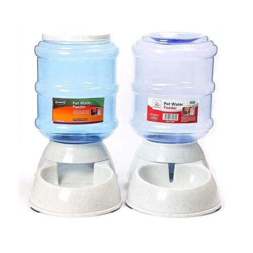 Distributeur De Nourriture Et D'eau Pour Chat Et Chien 3.5l Lot De 2pcs