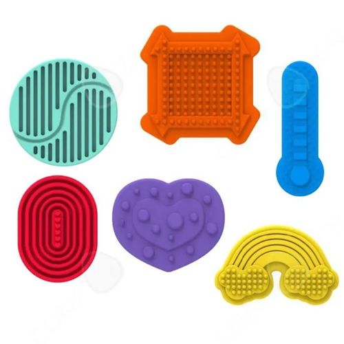 C Pierre sensorielle en silicone 6PCS fidget toys anti-stress jouets sensoriels sensory stone pierre d'inquiétude pour enfants