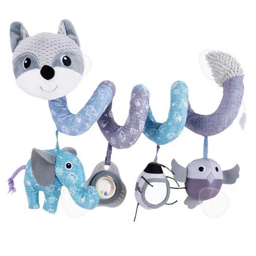 C Jouet Poussette Bebe 44cm Jouet Suspendu Jouet Suspendu En Peluche Pour Voiture Lit Autour D'un Landau Avec Hochet Et Pendentif