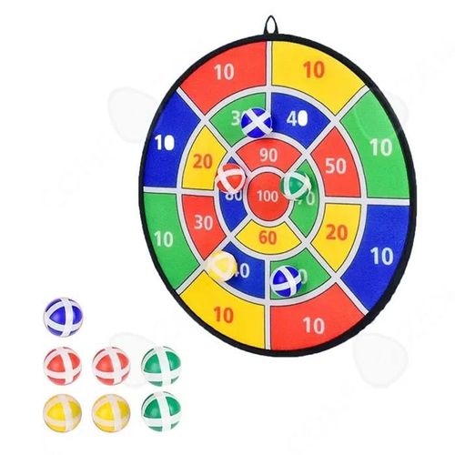 C Jeu de fléchettes pour enfants 36 x 36 cm tissu cible de fléchettes pour enfants apprendre en jouant à l'addition jeu de