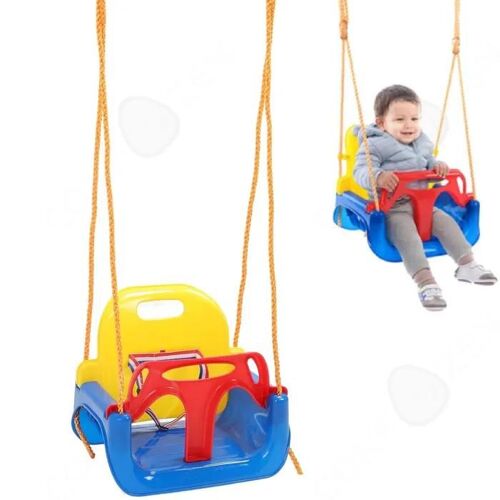 C Balançoire Pour Enfants Avec Corde Pré-Montée 3 En 1 Balançoire De Jardin Pour Enfant Swing Set Pour L'extérieur Et L'intérieur