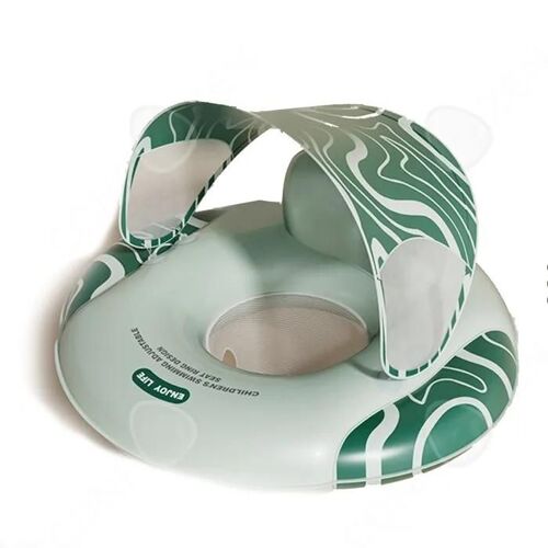 C Anneau de natation 71x79x62cm bouée de natation gonflable avec parasol amovible bouée siège piscine pour garçons filles 1 à 6 ans