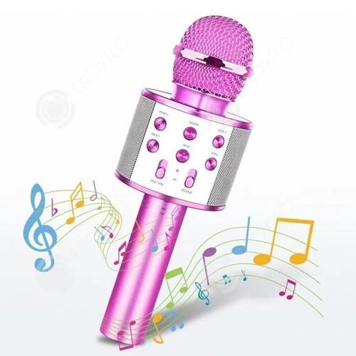INN Micro karaoke enfant 1800mAh microphone karaoké sans fil micro USB bluetooth microphone sans fil cadeaux pour filles et garçons