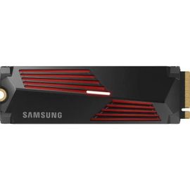 Samsung 990 PRO MZ-V9P4T0GW - SSD - chiffré - 4 To - interne - M.2 2280 - PCIe 4.0 x4 (NVMe) - AES 256 bits - TCG Opal Encryption 2.0 - dissipateur de chaleur intégré