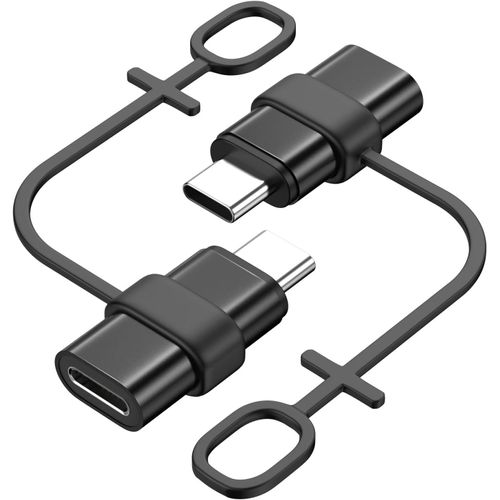 TRAHOO-Adaptateur Lightning vers USB C Lot de 2, Adaptateur Lightning USB C pour iPhone Air 17 16 15 Pro Max Plus, iPad Pro/Air, Galaxy S25 S24, pour Charge, Pas pour Audio/OTG, Noir