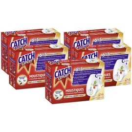 CATCH Lot de 5 Diffuseurs Electrique Mouches&Moustiques Reglable 45 nuits