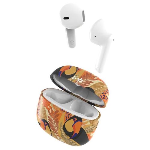 T'nB Exclusiv TOUCAN - Écouteurs sans fil avec micro - intra-auriculaire - orange, jaune