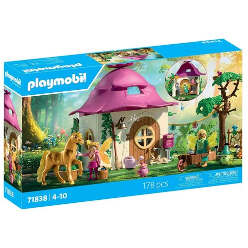 Playmobil Magic Unicorns 71838 - Maison de fée avec licorne dorée