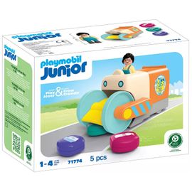 Playmobil Junior 71774 - Camion de collecte de déchets