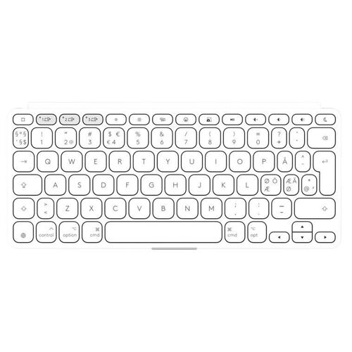 Logitech Keys-To-Go 2 - Clavier - portable - sans fil - Bluetooth LE - gris pâle