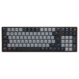 CHERRY KW - Clavier - 96% - compact - rétro-éclairé - sans fil - Bluetooth 5.2, USB - QWERTZ - Allemand - commutateur : CHERRY MX profil bas - emballage sans plastique