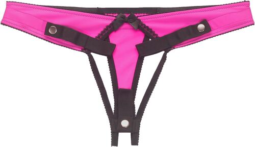 Cage De Chasteté Auxiliaire Pour Hommes,Sissy Chastity Panties À Utiliser Avec Le Clip Pénis Cock Cage Et L'anneau Pénis,Ceinture De Chasteté Sm Jouets Sexuels Pour Hommes (Pink,L).[K211]